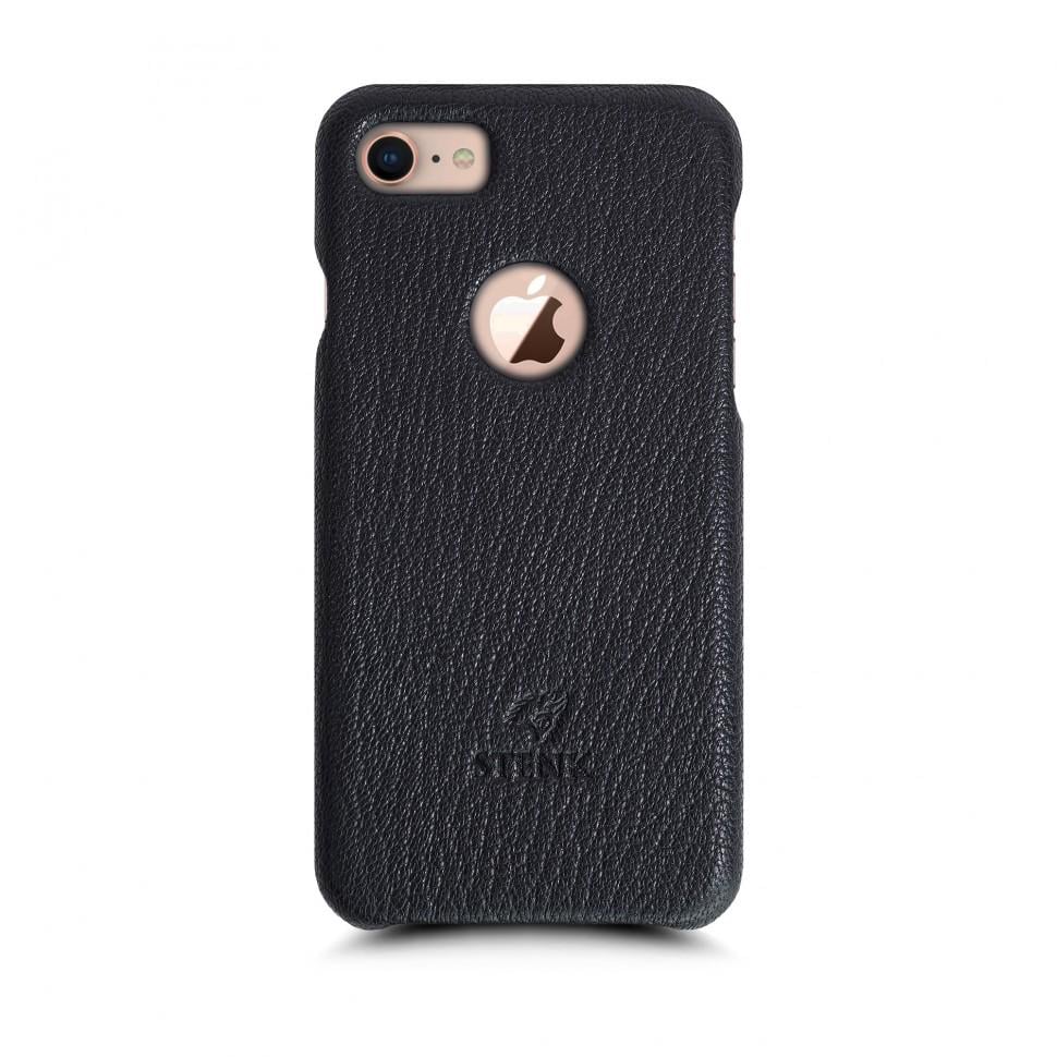 Накладка кожаная Stenk Cover для Apple iPhone 8 Черный (69214)