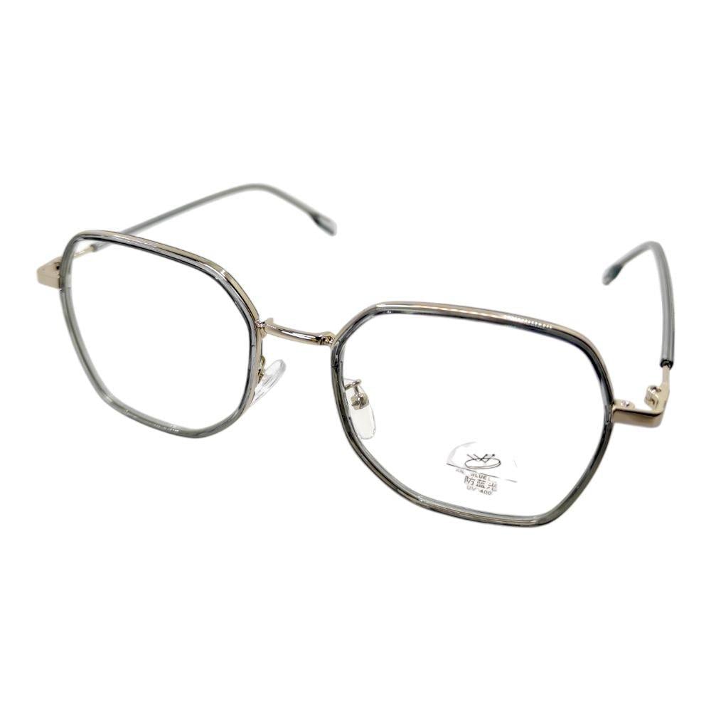 Комп'ютерні окуляри Blue Blocker оправа 89006 NN Срібний/Сірий