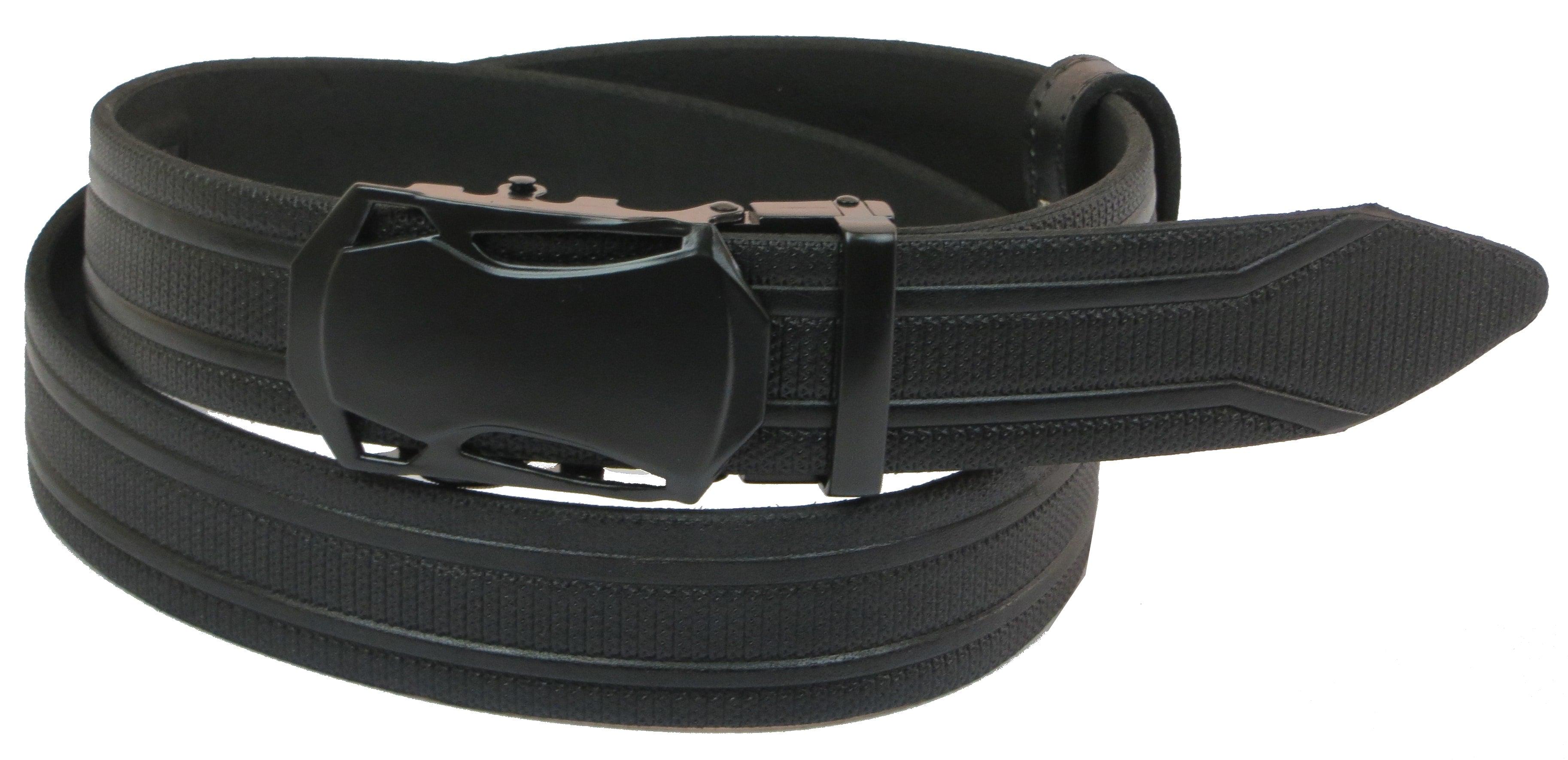 Ремень мужской Skipper кожаный Черный (1069-35)