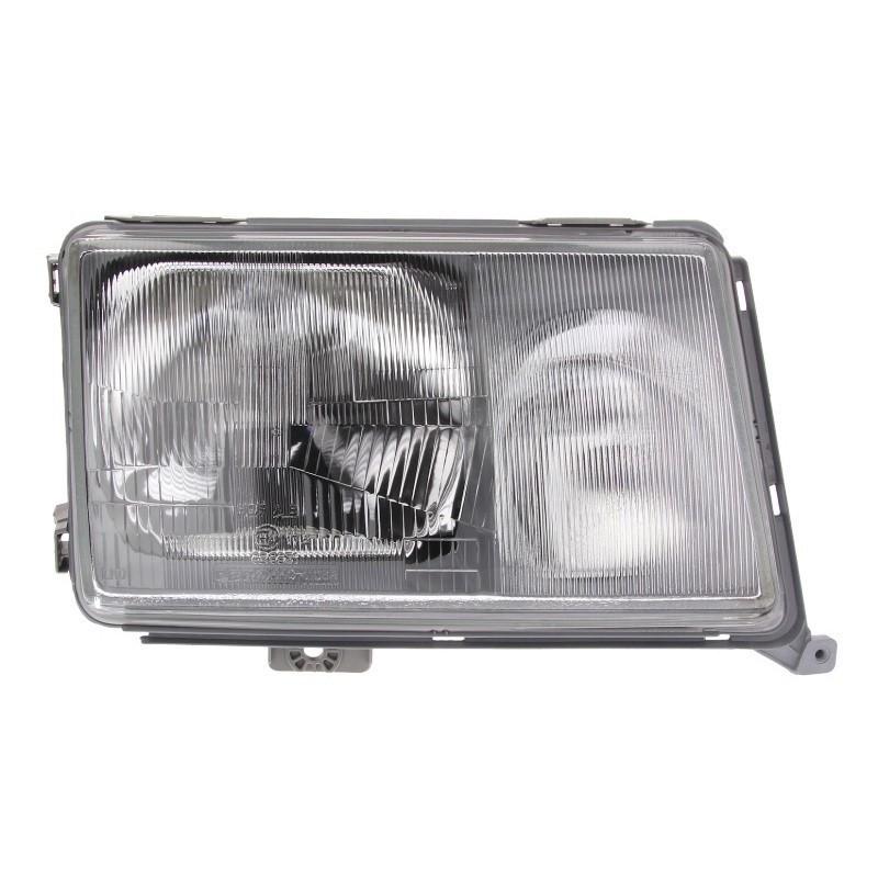 Фара передня права Mercedes E-Class W124 1986-8/1989 H4/H3 темна рамка (440-1103R-LD-E)