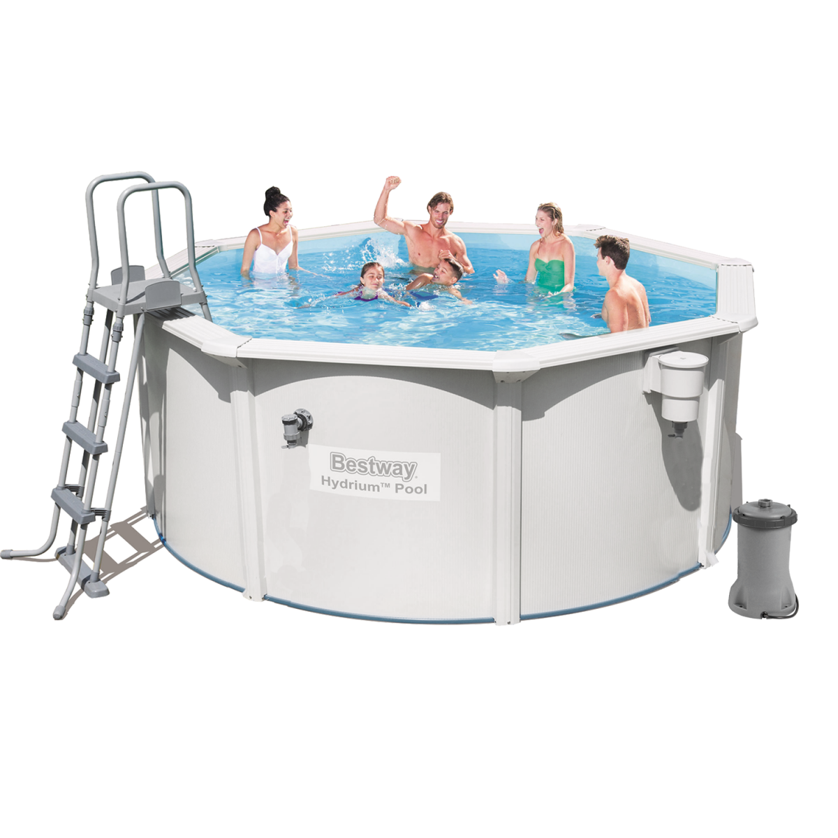 Бассейн сборный Bestway 56563 STEEL WALL стальной 300х120 см (33145416)