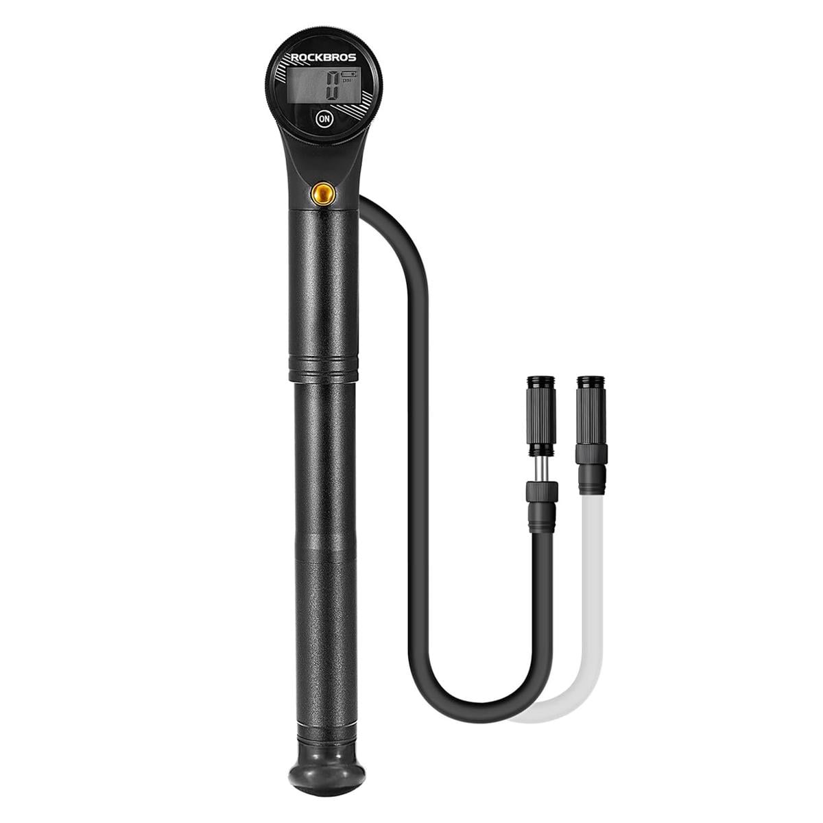 Насос велосипедный электронный ROCKBROS AL6063 320 psi/22 бар (RB-AL6063-4809)