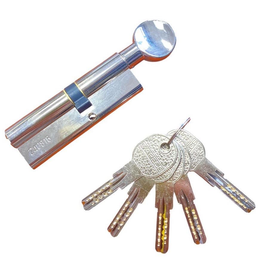 Цилиндр для замков Apecs Premier QM 90 50х40С мм С NI (4173)