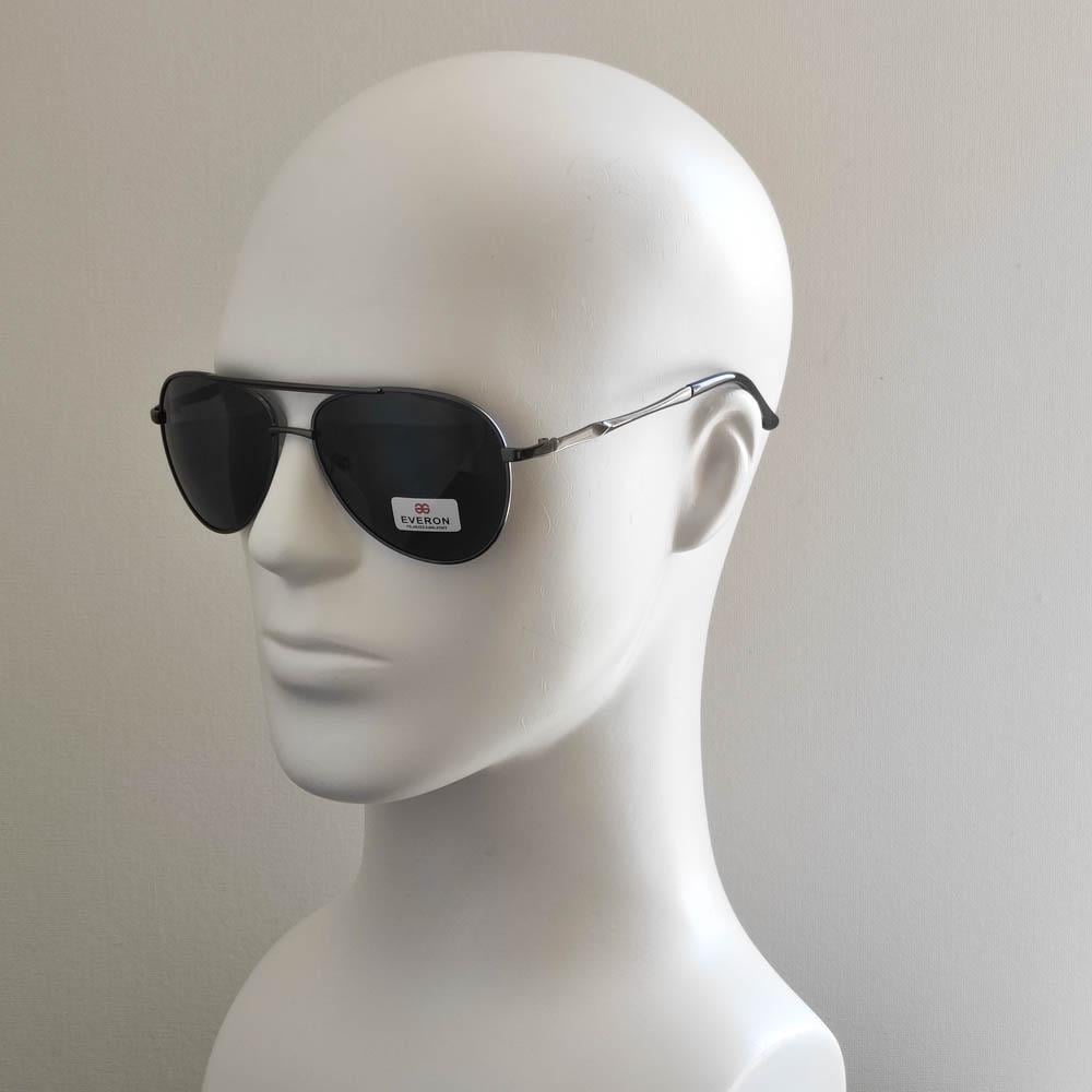 Солнцезащитные очки поляризованные Everon 3001 Темная сталь/Черный (46369)
