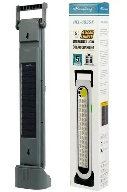 Светодиодная лампа аккумуляторная портативная на 45 LED (6855T)