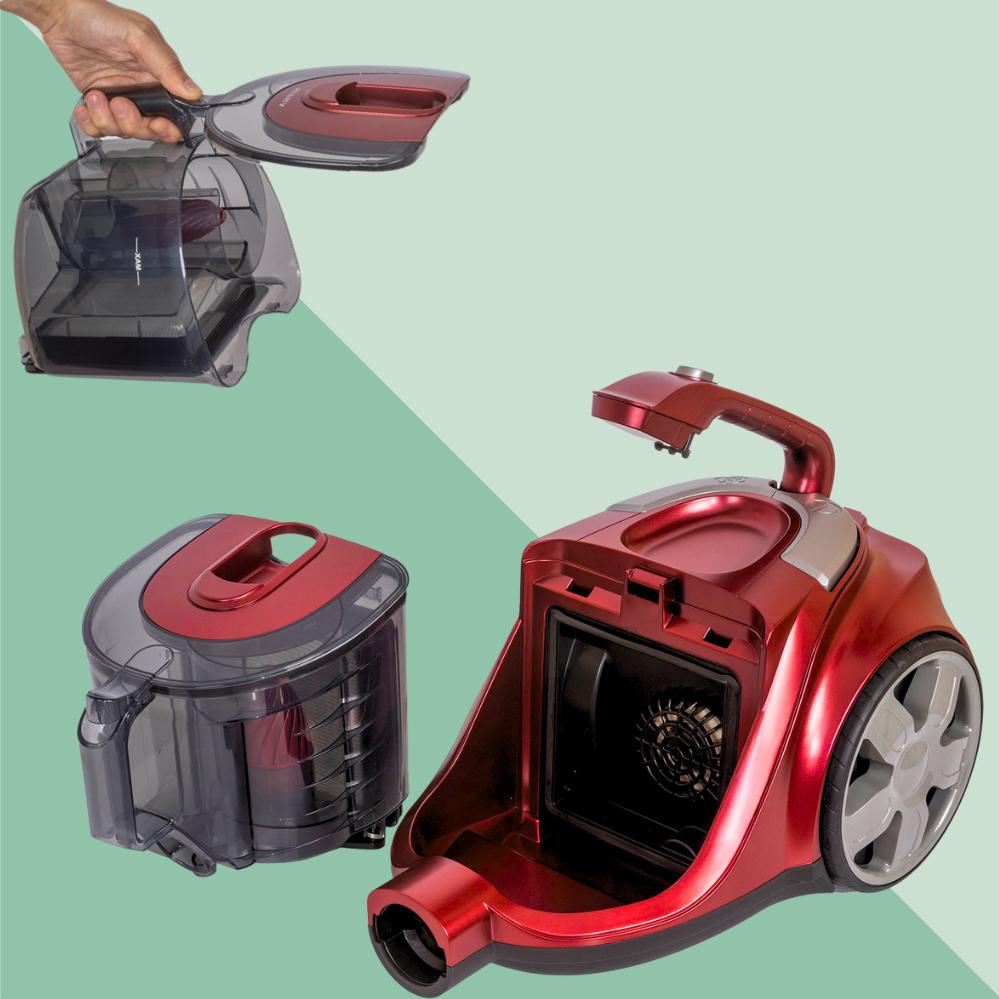 Пылесос Zepline ZP-6804 с контейнером 4 л для сбора пыли 4000 Вт Красный (120.1720) - фото 8