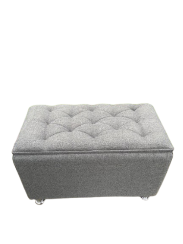 Пуф Worker 80x40x55 см Сірий - фото 2