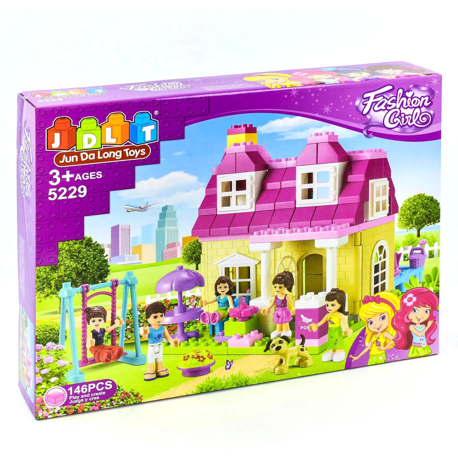 Конструктор модный дом JDLT 146 деталей Разноцветный (6968703262429)