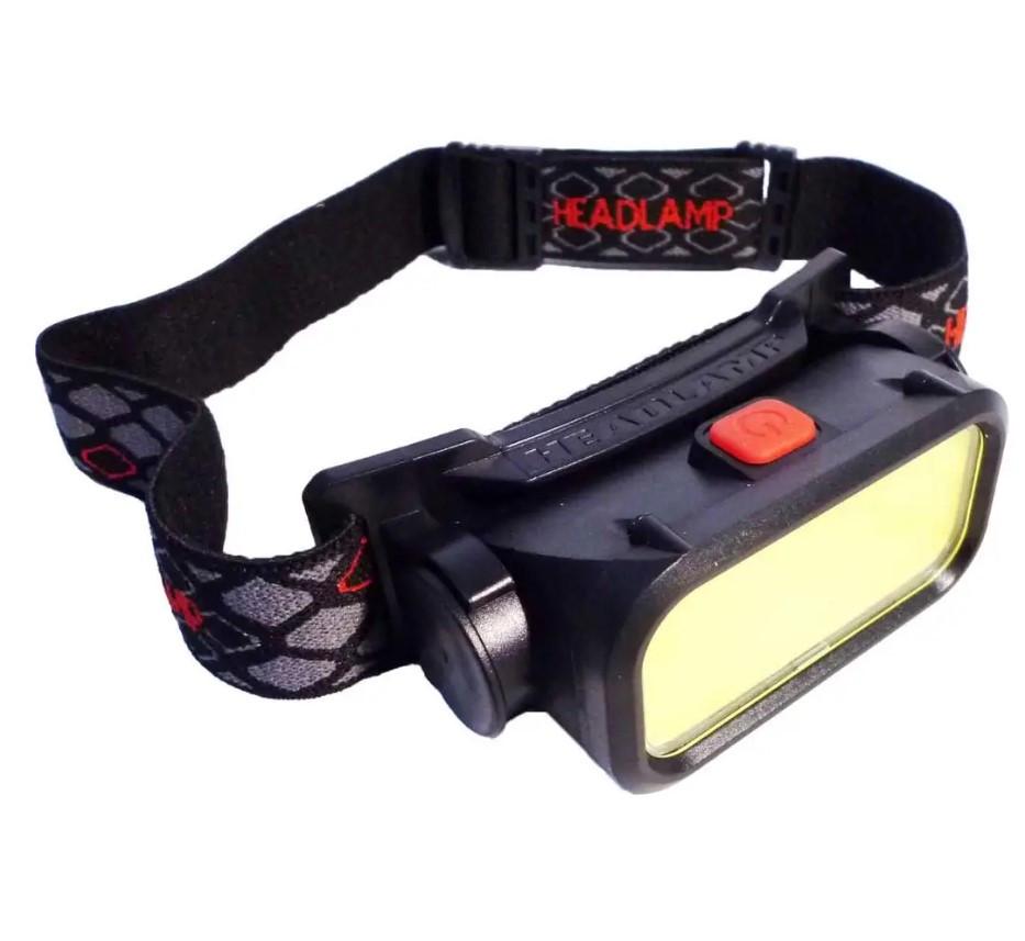 Фонарь налобный Head Lamp COB 8773 USB Black (13464836)