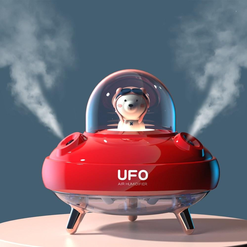 Увлажнитель воздуха UFO 400 мл с батареей Красный (1665700430) - фото 2