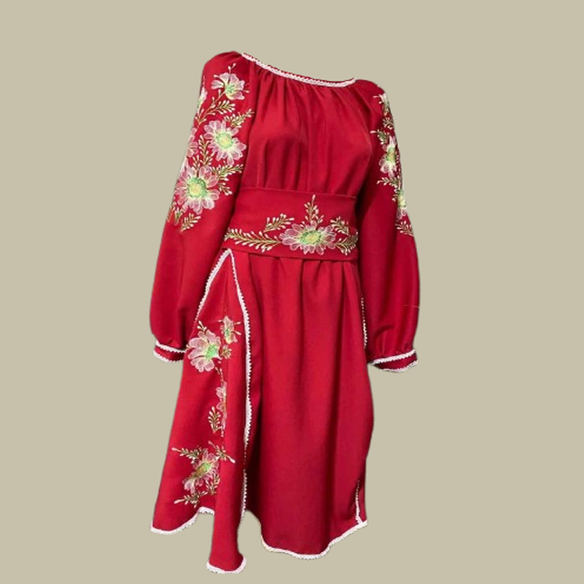 Платье-вышиванка авторское р. 52 (565635128)