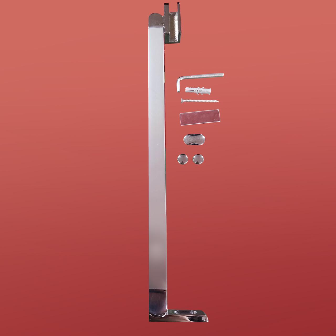 Душевая дверь в нишу KOER SR SD04-100x200-TR-01 прозрачное стекло Easy Clean 10 мм Хром (KR5386) - фото 2 Душевая дверь в нишу KOER SR SD04-100x200-TR-01 прозрачное стекло Easy Clean 10 мм Хром (KR5386) - фото 2