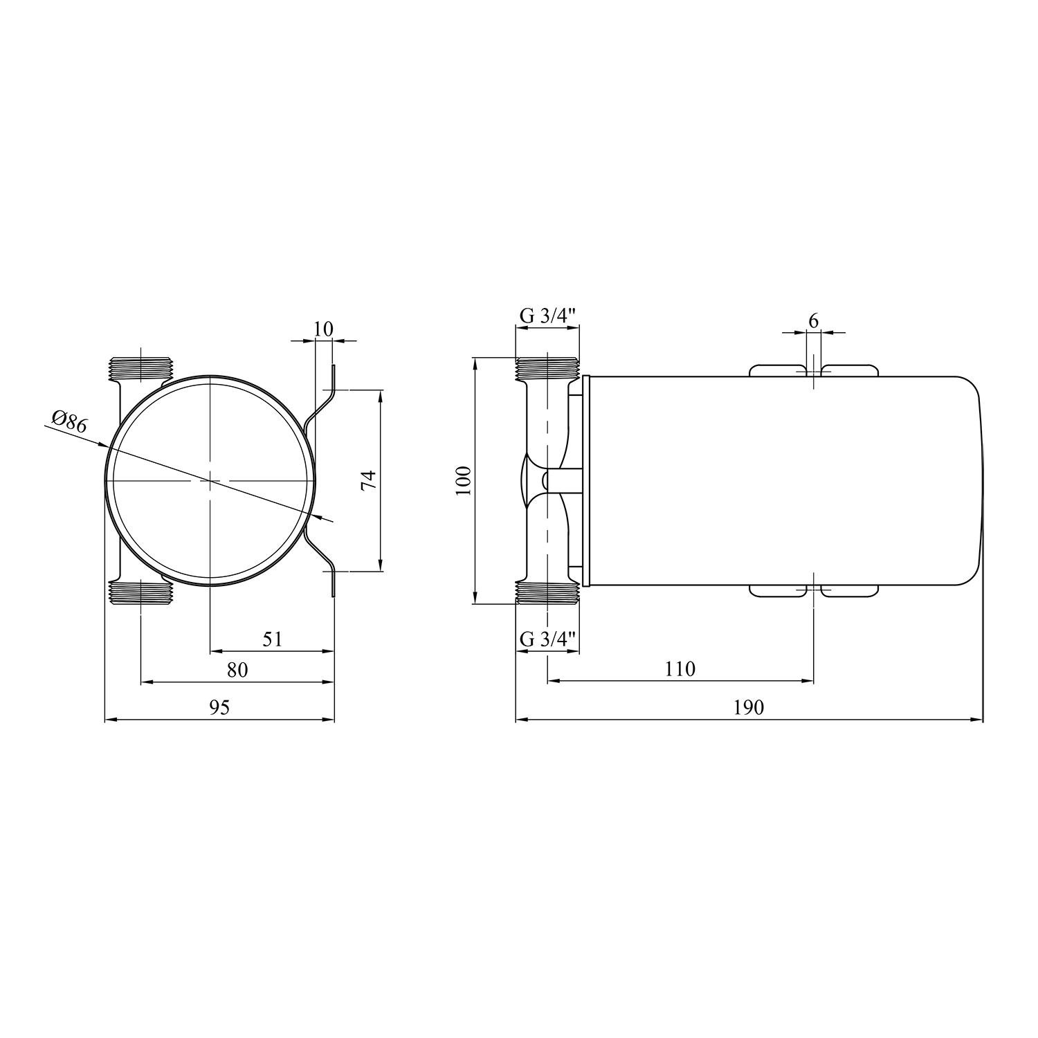 Насос для підвищення тиску Forwater W15G 15 (CV021651) - фото 2