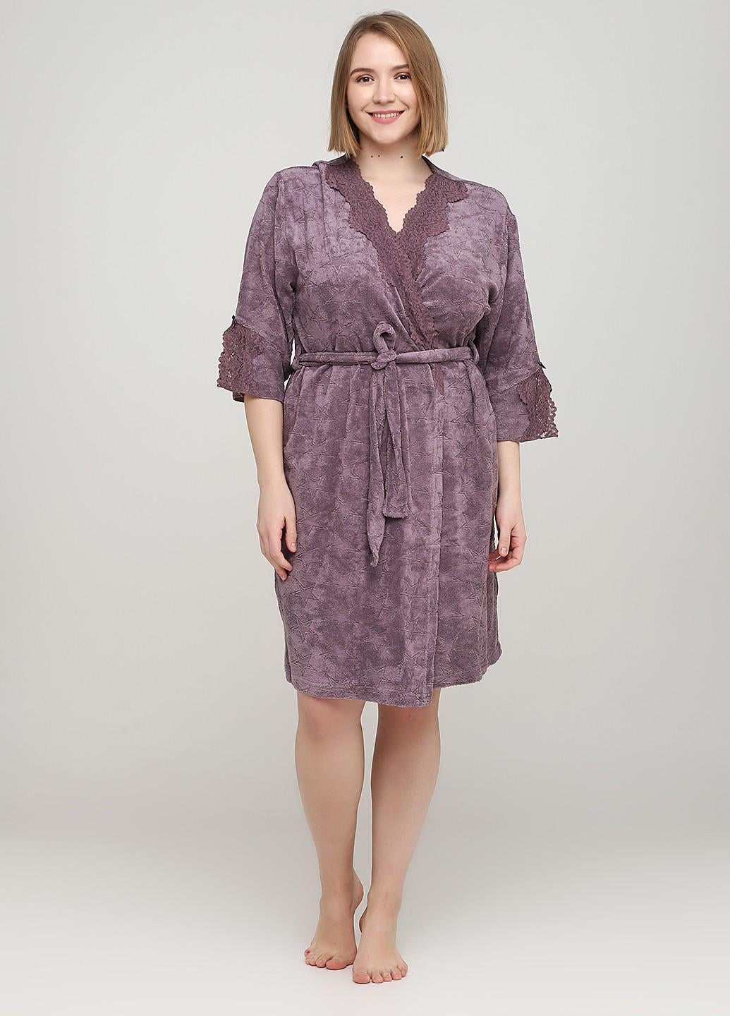 Халат женский Romeo Life 2XL Сливовый (3474-В-34)