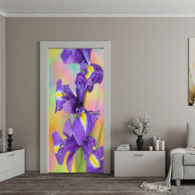 Наклейка интерьерная на двери Sticker Wall SW-00000945 Цветы 104х210 см