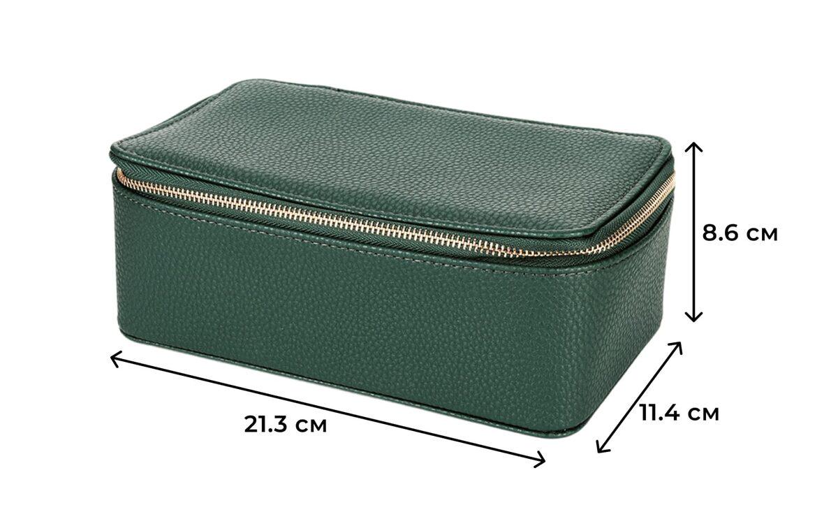 Шкатулка дорожная Элегансия Green (id_1954) - фото 5 Шкатулка дорожная Элегансия Green (id_1954) - фото 5