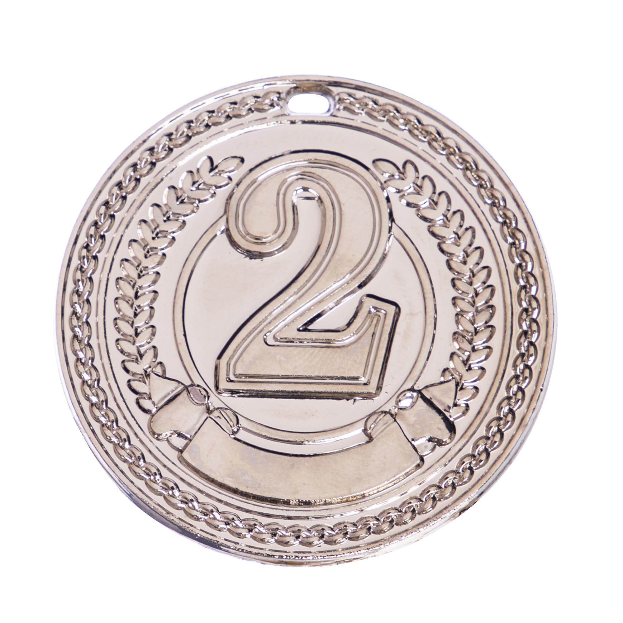 Медаль спортивная без ленты SP-Sport CELEBRITY C-6408 4,5 см Серебряный (33093274)