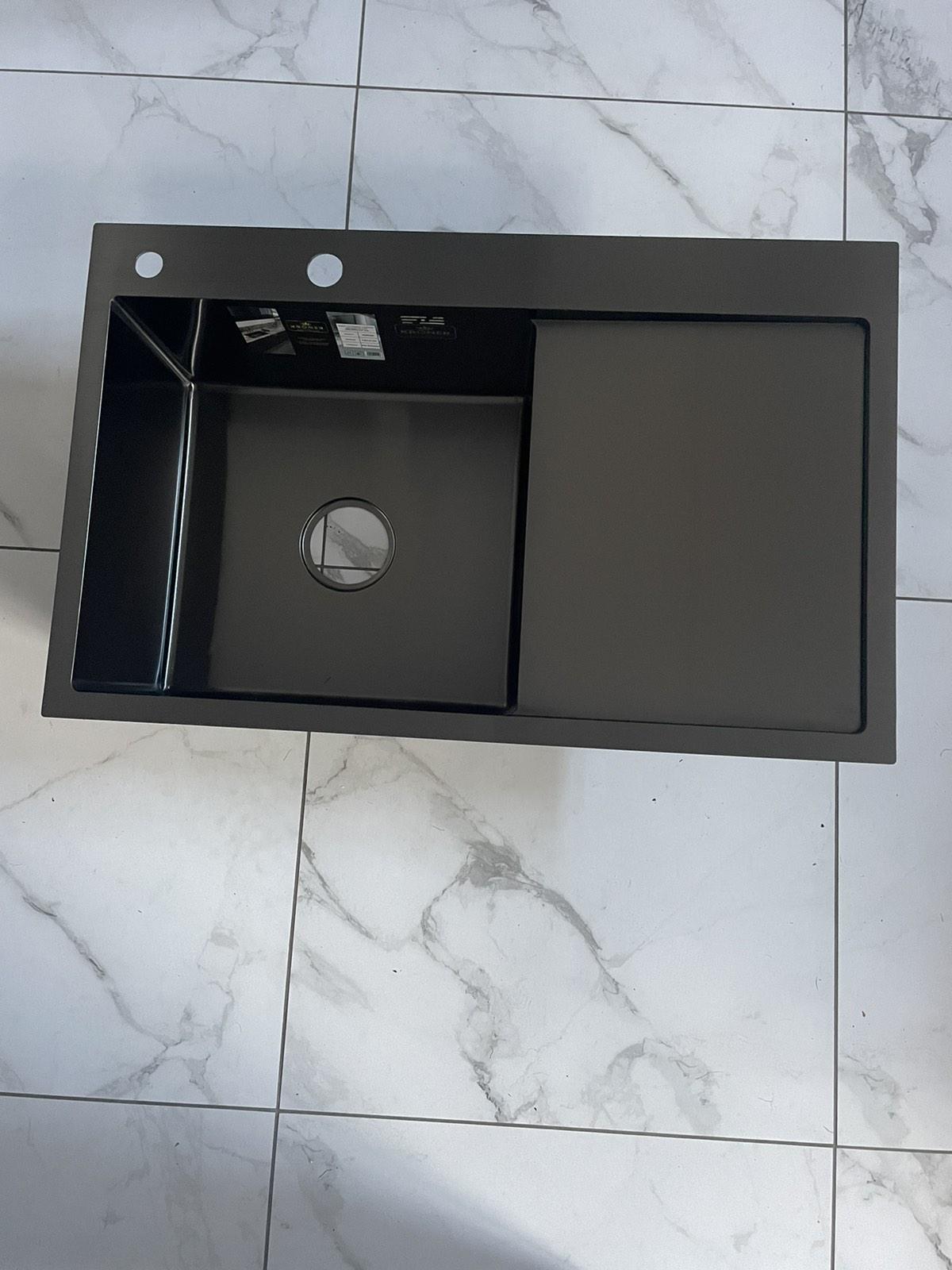 Мойка Kroner 7849LHM/смеситель для кухни KRP Graz-GRP030-T/смеситель Želnava 3050101G для ванны/смеситель Želnava 1050101G для умывальника Q-tap - фото 5 Мойка Kroner 7849LHM/смеситель для кухни KRP Graz-GRP030-T/смеситель Želnava 3050101G для ванны/смеситель Želnava 1050101G для умывальника Q-tap - фото 5