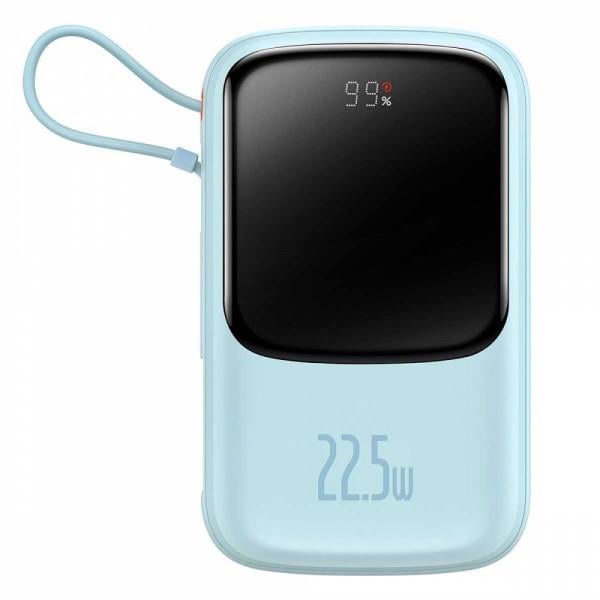 Повербанк Baseus Qpow PPQD030103 20000 mAh 22,5 Вт USB Type-C Голубой (1797686262)