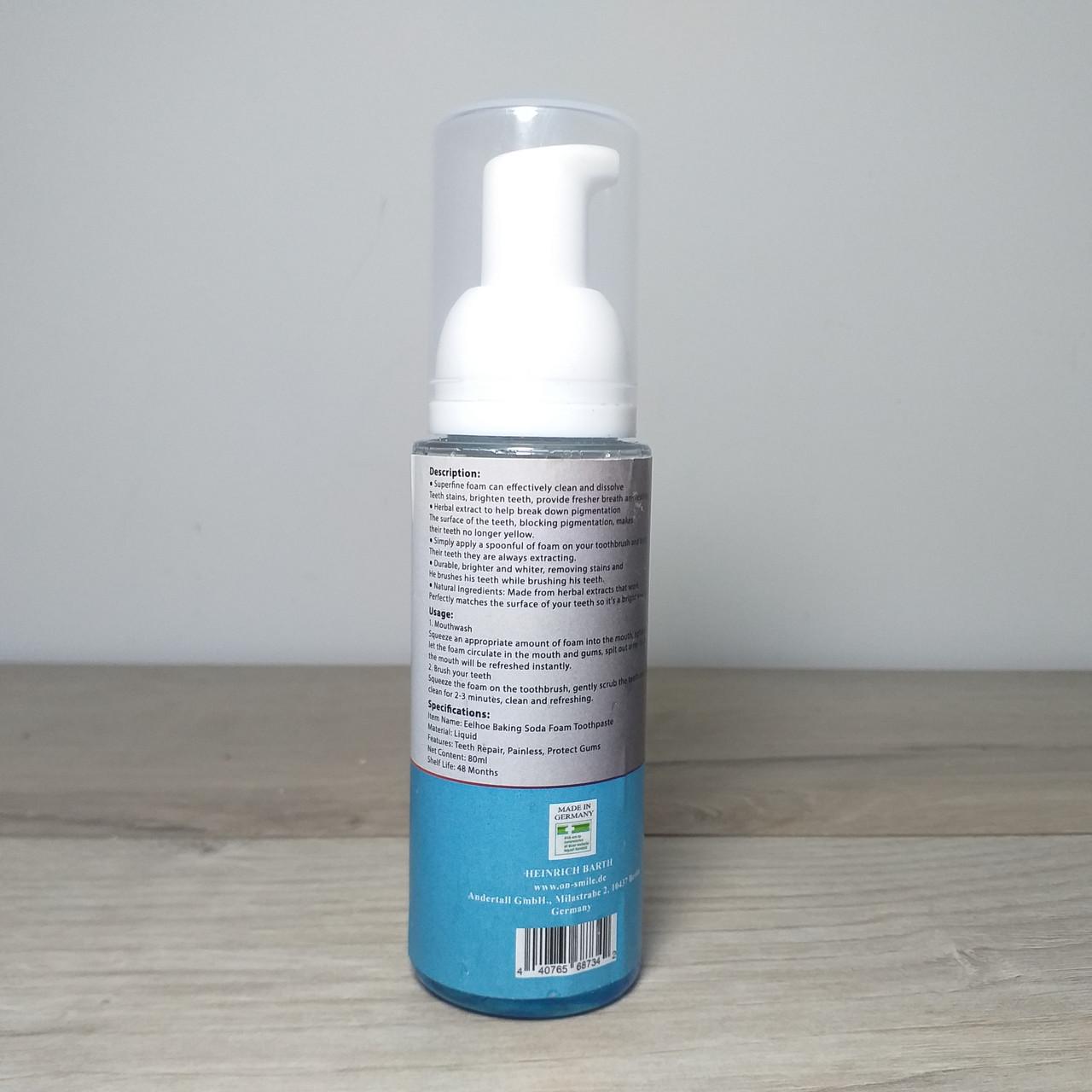 Пена для отбеливания зубов Eelhoe Baking soda 80 мл (X-507) - фото 8