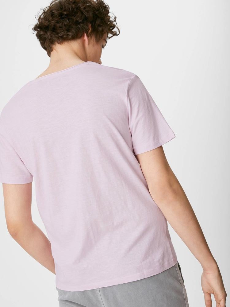 Футболка C & A 77548/2132579x37 мужская S Розовый (184964-1) - фото 2 Футболка C & A 77548/2132579x37 мужская S Розовый (184964-1) - фото 2