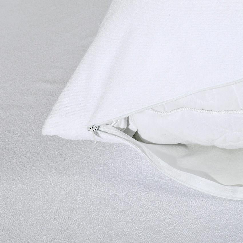 Наволочка-чохол IDEIA Aqua Stop махра водонепроникна 50х70 см Білий (28092474) - фото 5 Наволочка-чохол IDEIA Aqua Stop махра водонепроникна 50х70 см Білий (28092474) - фото 5