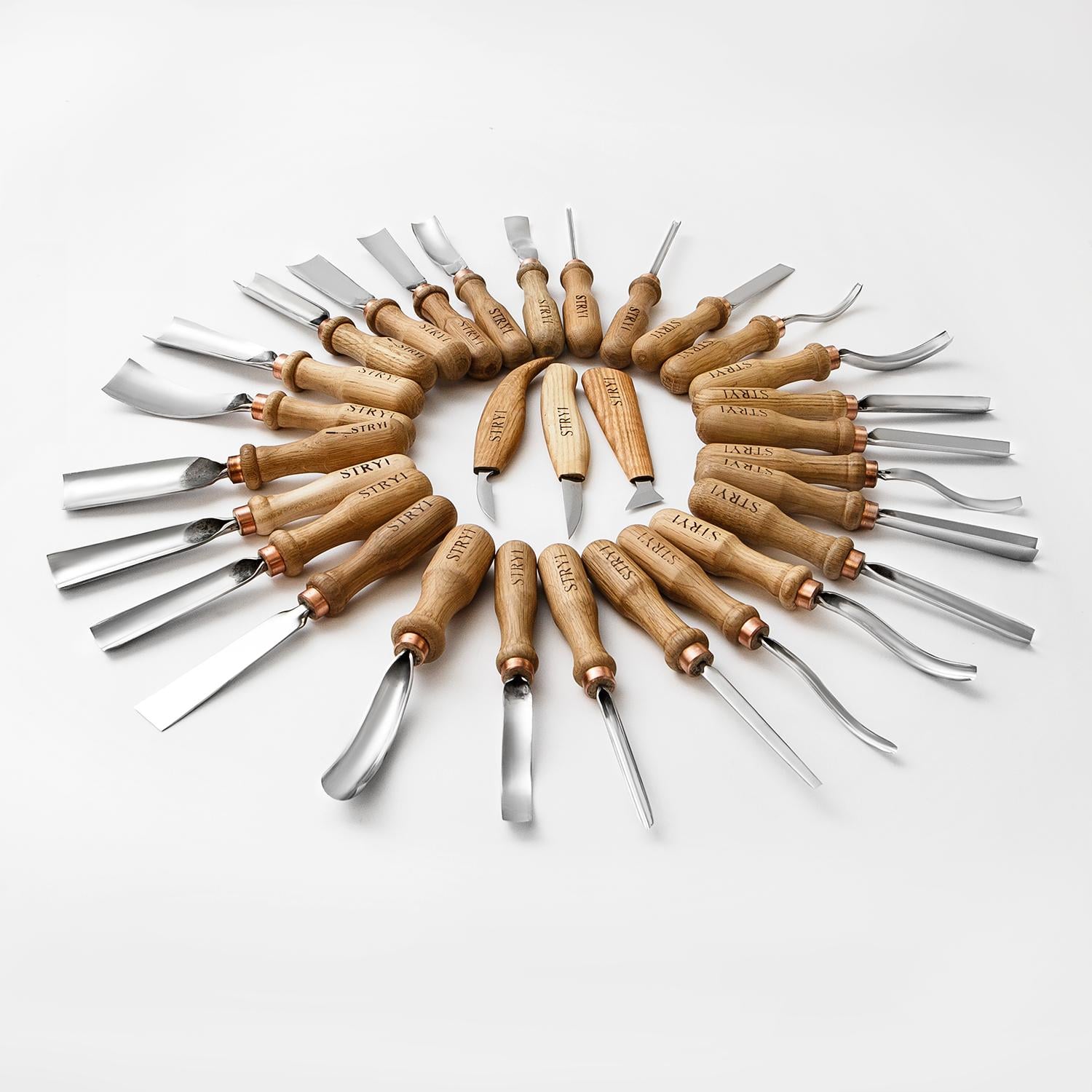 Набір стамесок STRYI 30 шт (530001) Набір стамесок STRYI 30 шт (530001)