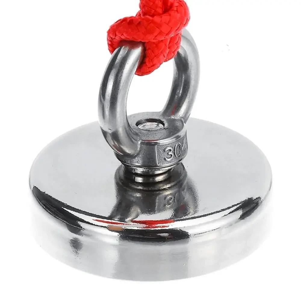 Неодимовый магнит с поисковым кольцом 60 мм до140 кг - фото 6 Неодимовый магнит с поисковым кольцом 60 мм до140 кг - фото 6