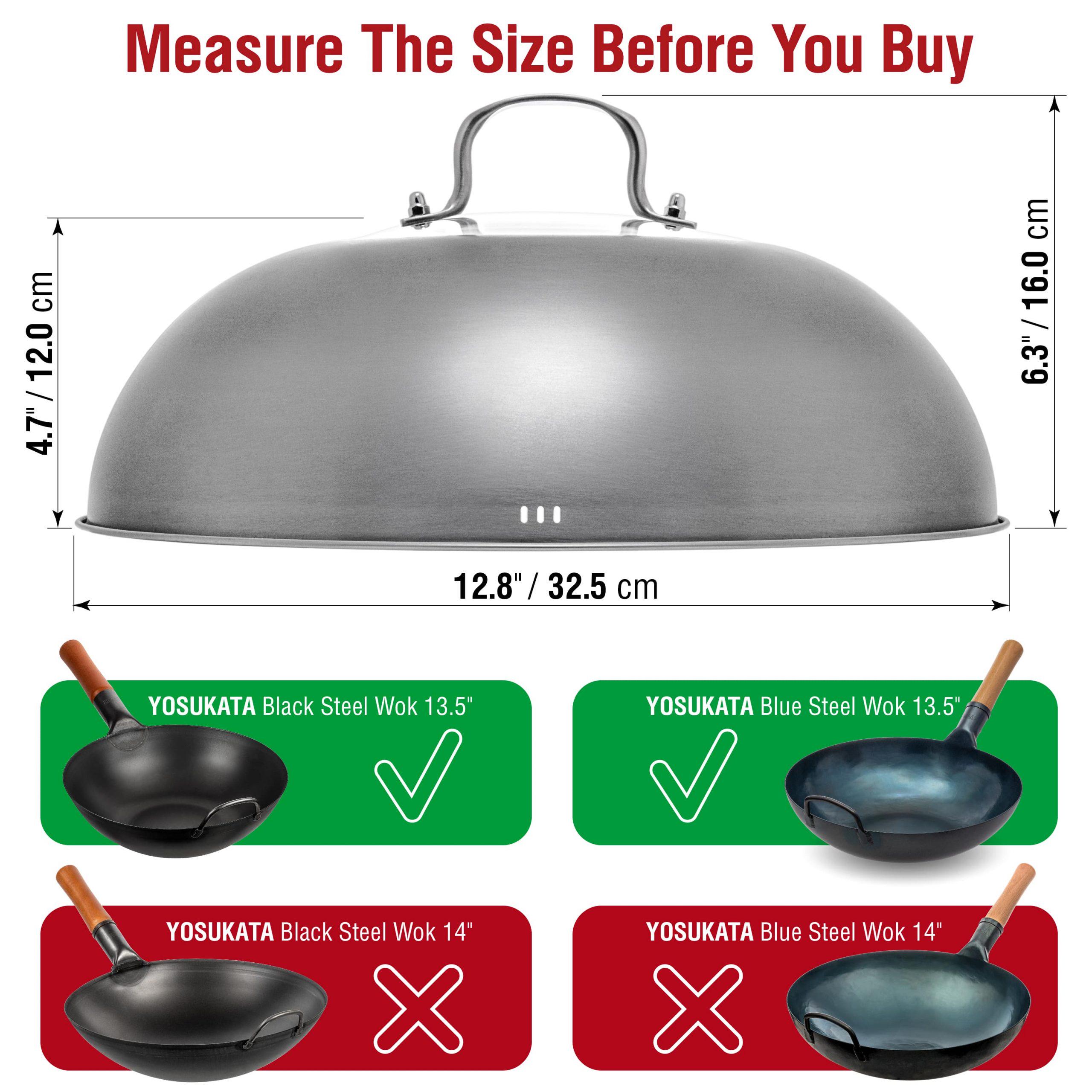 Кришка для Вок Yosukata 32,5 см (YWC12) - фото 4