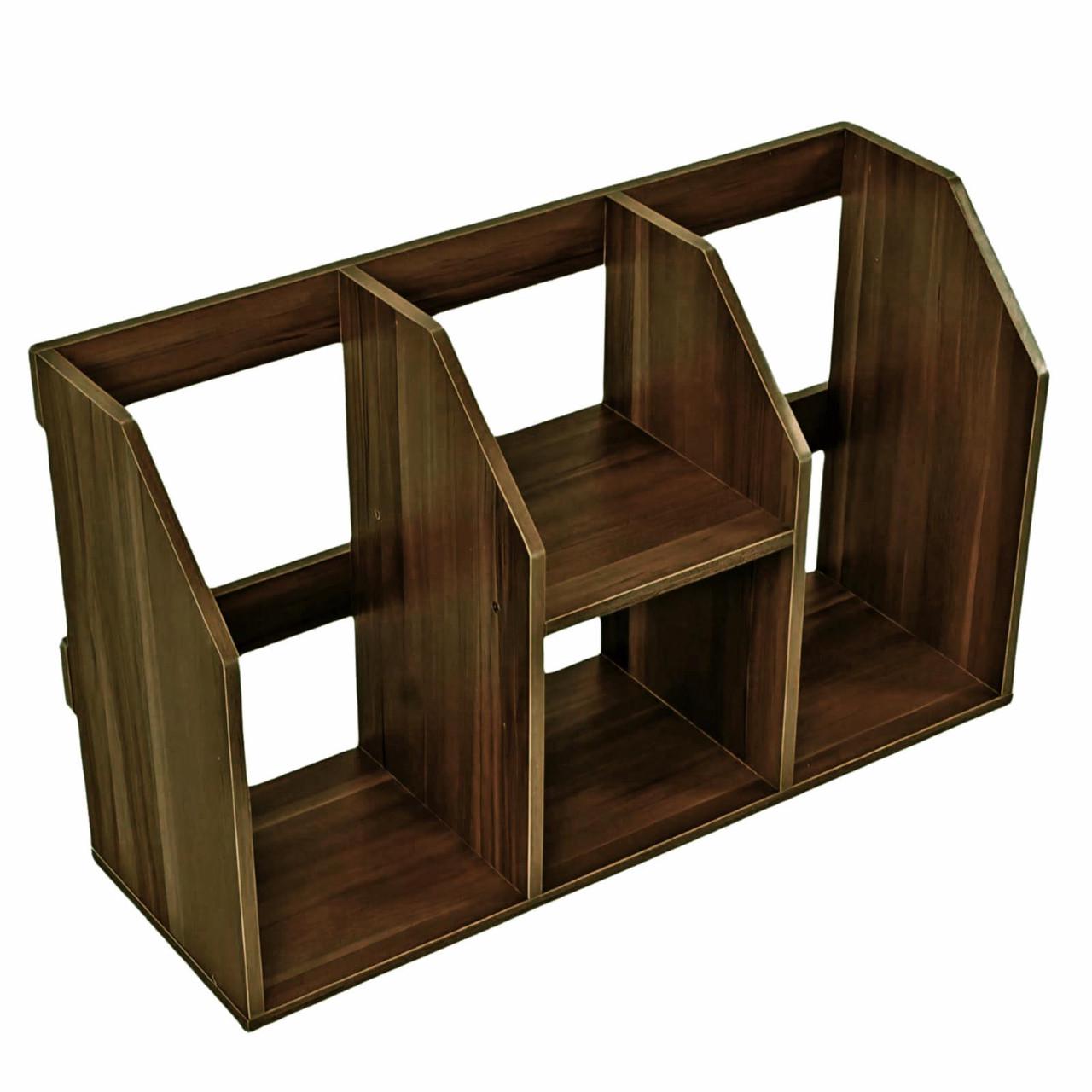 Полиця книжкова настільна з дерева Сетолі Мускат (КПА-002607) Полиця книжкова настільна з дерева Сетолі Мускат (КПА-002607)