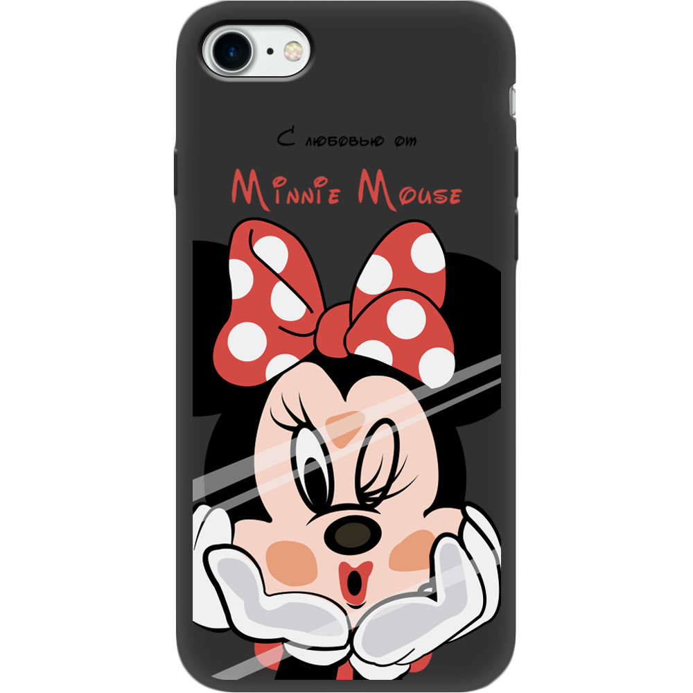 Чехол BoxFace Apple iPhone 7/8 SE  2020 Lady M Черный силикон (26205-cc59-35387)