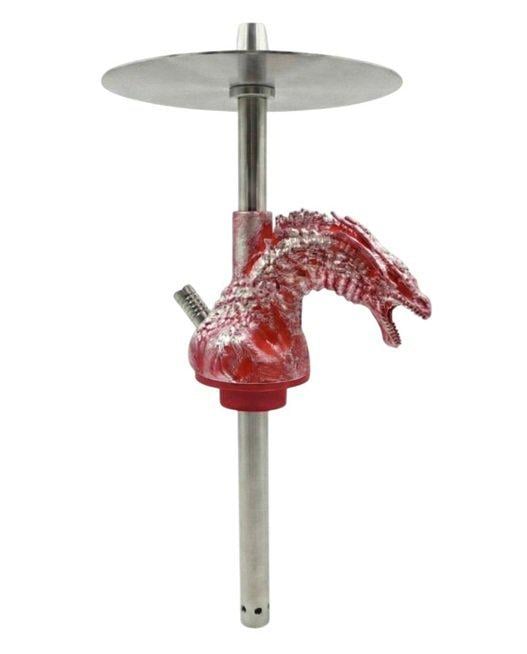 Шахта для кальяну Dragonborn з дифузором з нержавіючої сталі Red/Silver (23583)