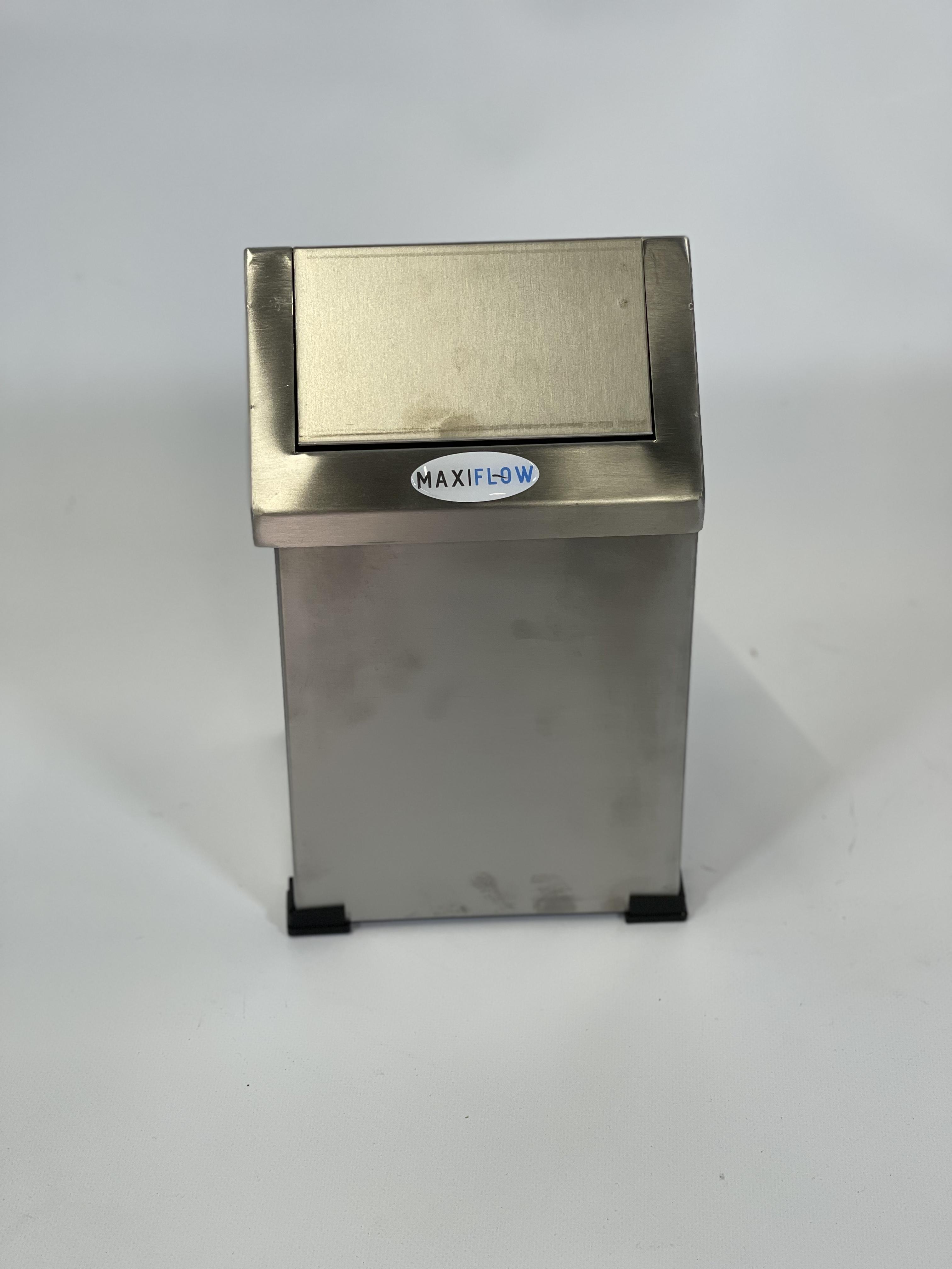 Ведро для мусора прямоугольное с поворотной крышкой MAXIFLOW 7 л (4508.1528S.430.07)
