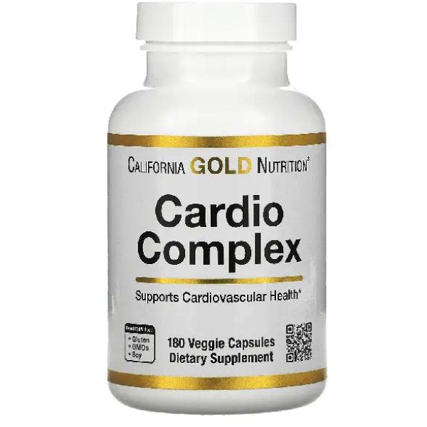 Комплекс для профилактики сердца California Gold Nutrition Cardio Complex 180 кап. (000020751)