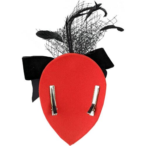 Вуалетка Серце SETA Decor 22-302RD-BLK - фото 2