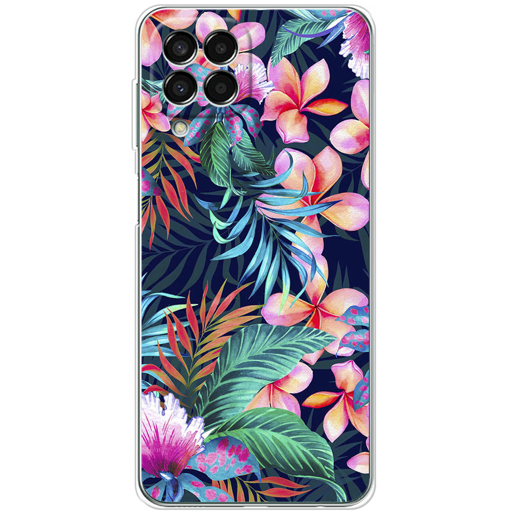 Чохол BoxFace Samsung Galaxy M33 5G (M336) flowers in the tropics Прозорий силікон (44472-up1971-44472)