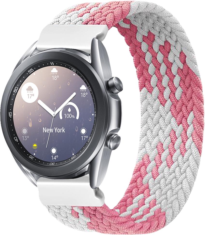 Ремешок Solo Loop Multi для Galaxy Watch 3 41 мм (145 мм) Pink/White (26281-52)