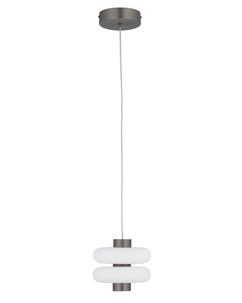 Подвесной светильник Nowodvorski 11981 Lunari LED 1x8W 3000K 450Lm IP20 Серый (36275620)