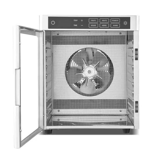 Дегідратор побутовий Tekhniko DH-10F-SS нержавіюча сталь 10 лотків 30x28 см (DH-10F-SS)