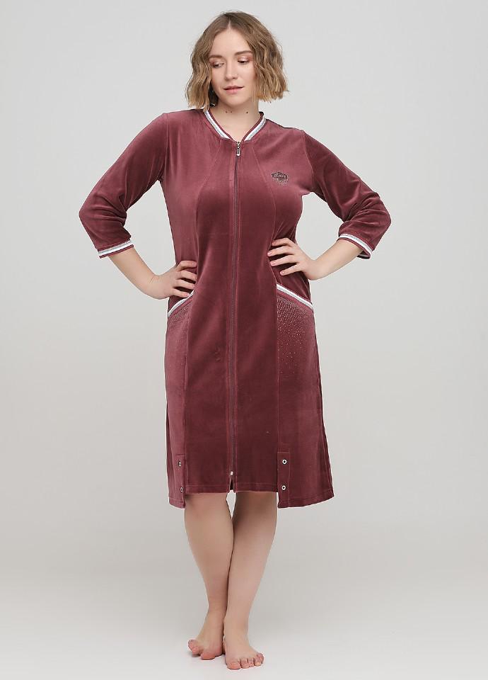 Халат Wild Love 2XL темно Пудровый (21141)