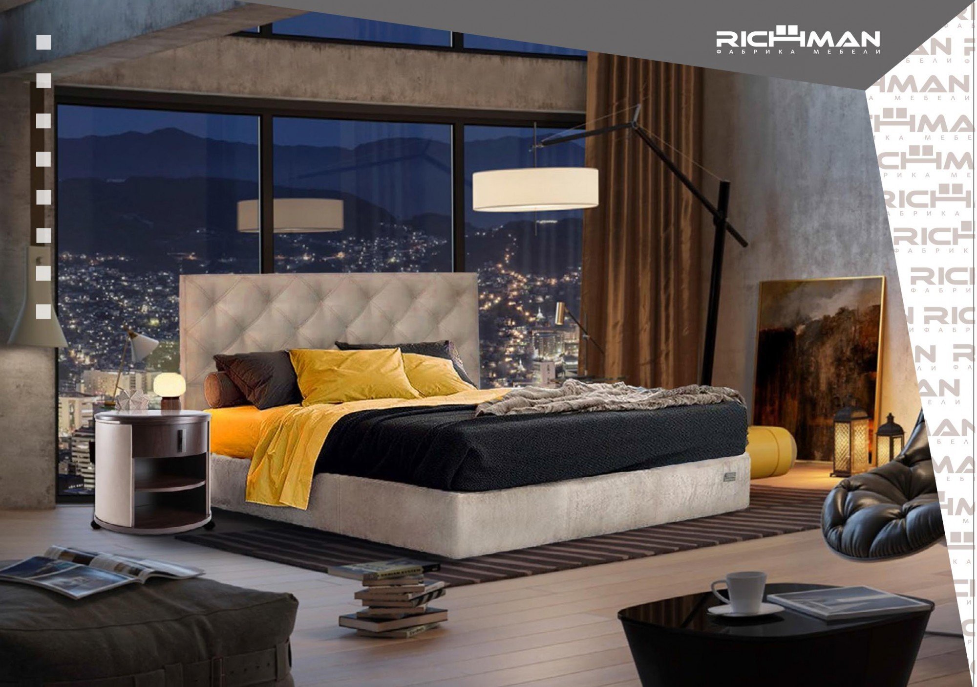 Кровать Bristol Standart Missoni 022 120х190 см Сиреневый - фото 6 Кровать Bristol Standart Missoni 022 120х190 см Сиреневый - фото 6