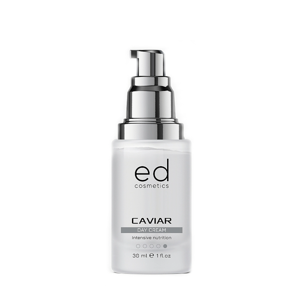 Крем денний для обличчя з екстрактом чорної ікри Ed Cosmetics Caviar Intensiv Nutrition Day Cream 30 мл Крем денний для обличчя з екстрактом чорної ікри Ed Cosmetics Caviar Intensiv Nutrition Day Cream 30 мл