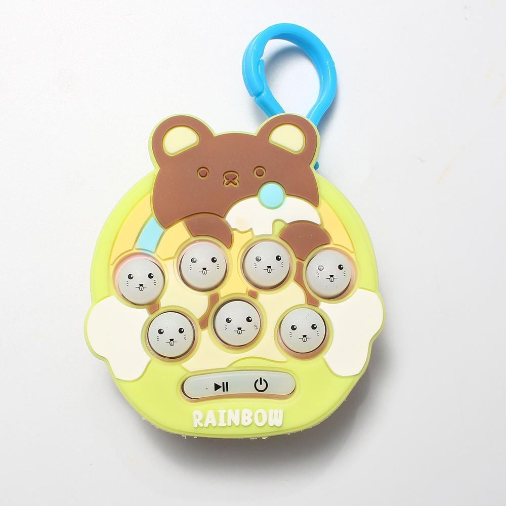 Игрушка-брелок Pop It №8 Медведь интерактивная (PIT-800)