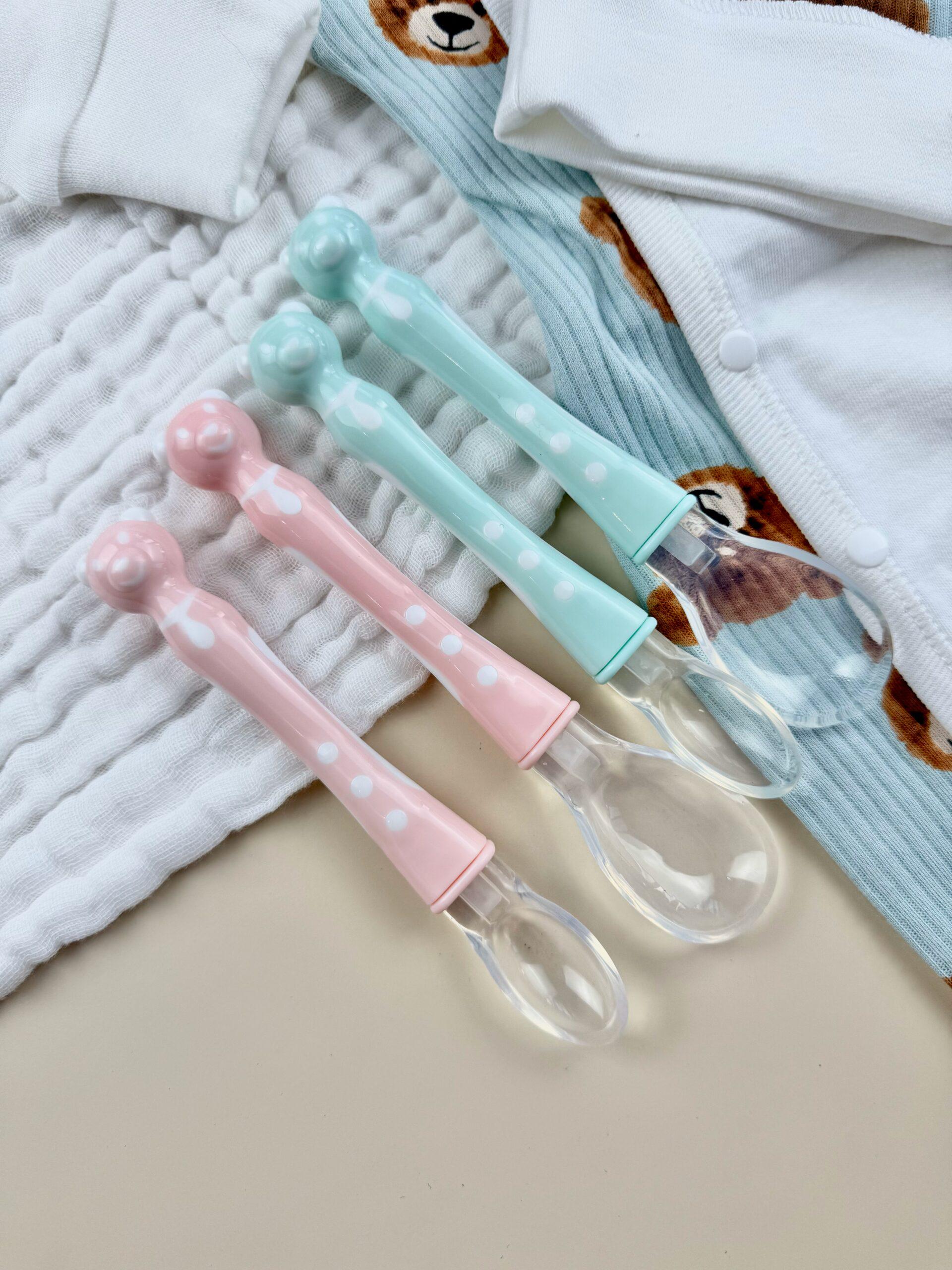 Набор силиконовых ложечек Мишки в футляре Бирюзовый (142505) - фото 9 Набор силиконовых ложечек Мишки в футляре Бирюзовый (142505) - фото 9