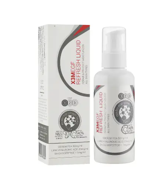 Тоник для лица ClinicCare X3M EGF REFRESH регенерация/увлажнение/восстановление баланса 100 мл (C1163)