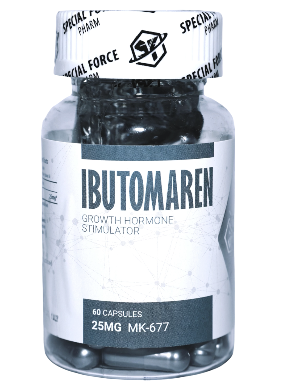Стимулятор гормона роста ибутаморен САРМ SARMs Special Force Ibutomaren 25 мг 60 капсул