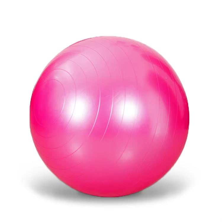Мяч для фитнеса йоги и пилатеса 65 см Розовый - фото 1