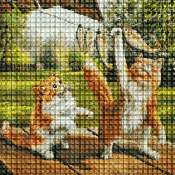 Алмазная мозаика Идейка Хороший улов 40x40 см (Id-AMO7653)