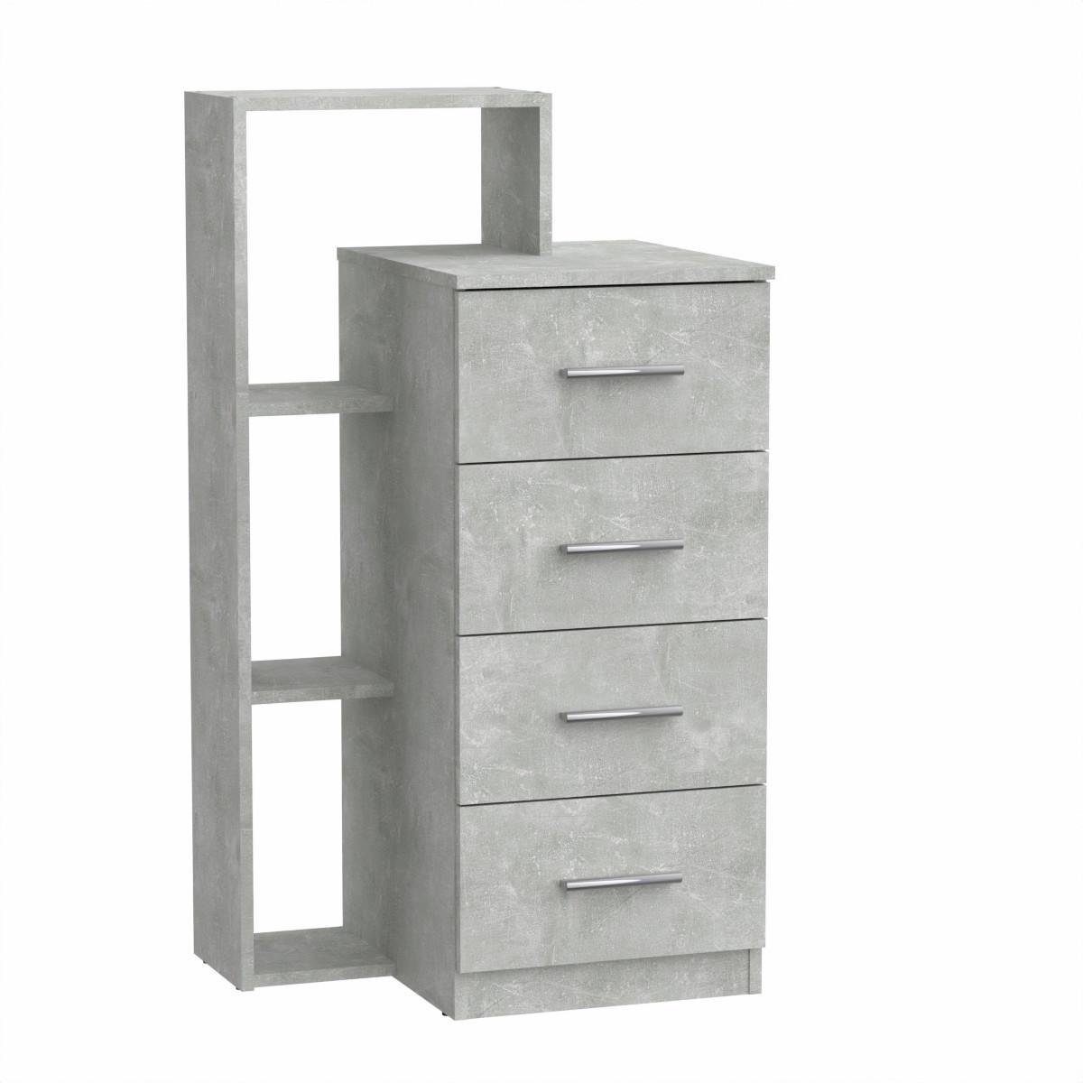 Комод Компанит с ящиками и полками Ателье светлый (26969712) - фото 1 Комод Компанит с ящиками и полками Ателье светлый (26969712) - фото 1