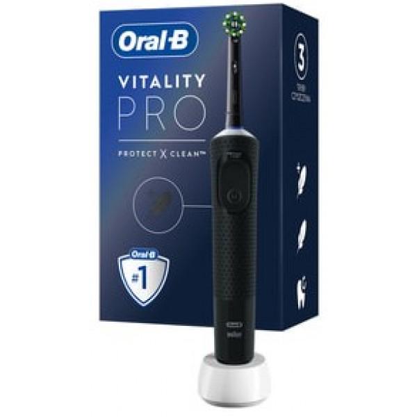 Зубная щетка электрическая Oral-B Vitality Pro ProtectxClean D103 Black - фото 2